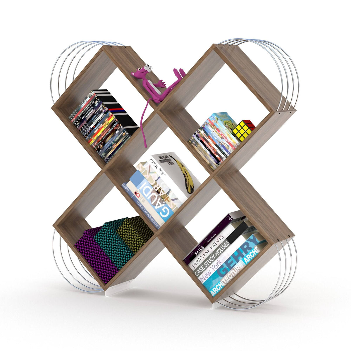 Walnut Bookcase H8632