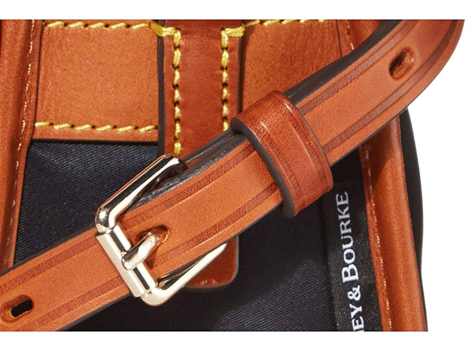 Black/Gold Nylon Zip Crossbody P57963