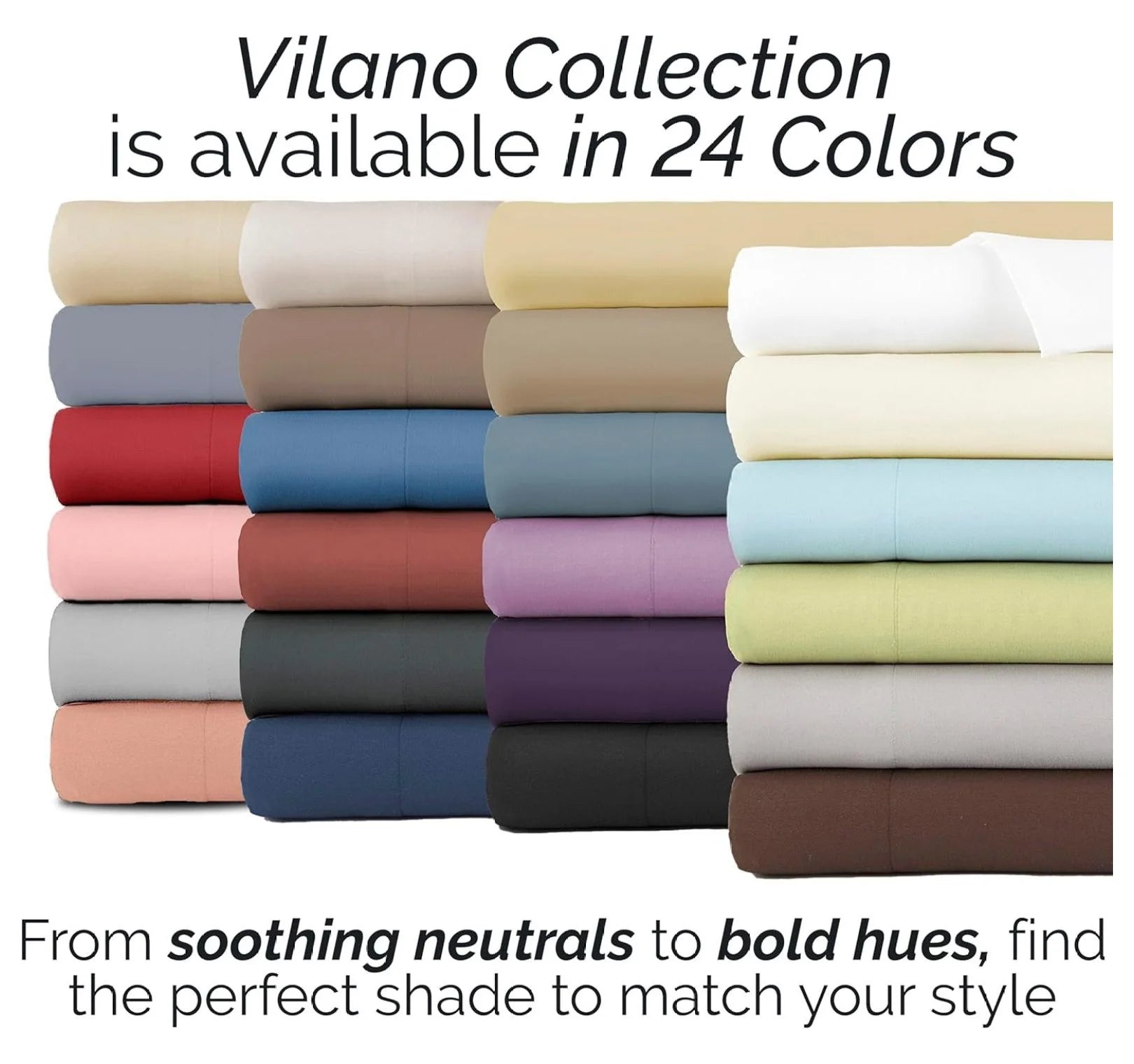 6-Piece Full Size Extra Deep Pocket Sheet Set with Flat and Fitted Sheet, 4 Pillowcases B668