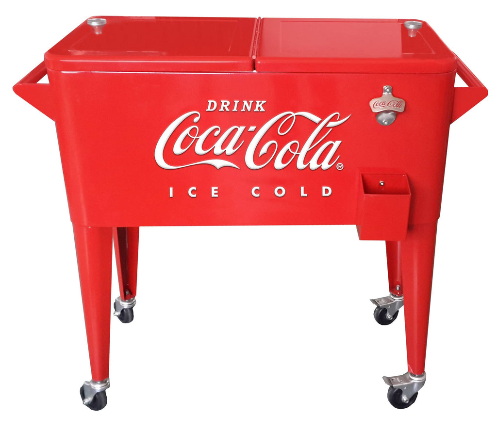 80 Qt. Embossed Coca-Cola Cooler E2203