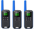 FRS IPX4 Waterproof Two Way Radio Rechargeable 22 Channel 3 Pack P844037