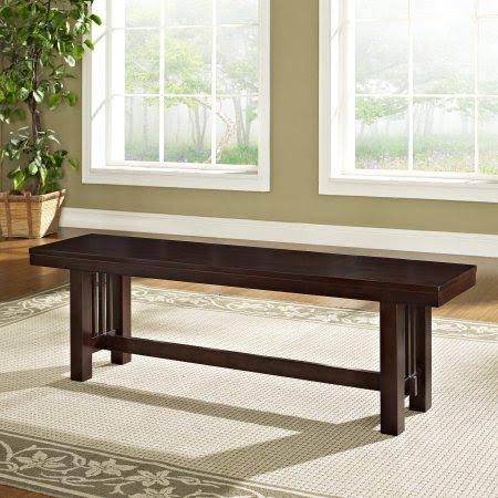 Cappuccino Wood Dining Bench A366916