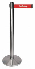 Barrier Post with No Entry Belt E1115