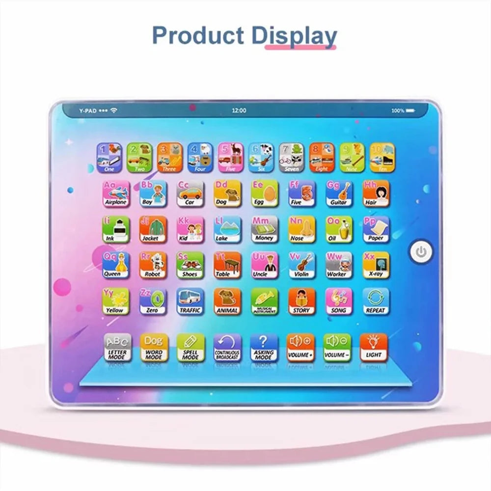 Toddler Learning Toy Kids Tablet Interactive Educational Electronic Toys S57763