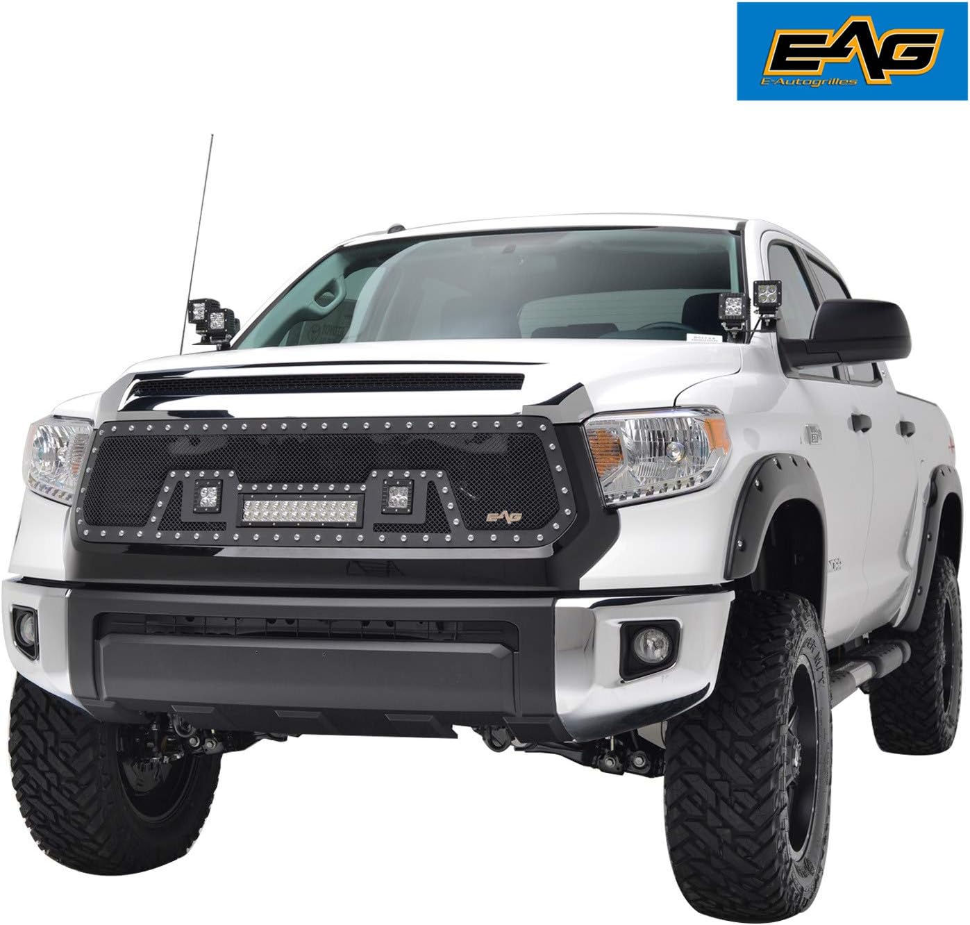 Rivet Stainless Steel Wire Mesh Grille With LED Lights T32862