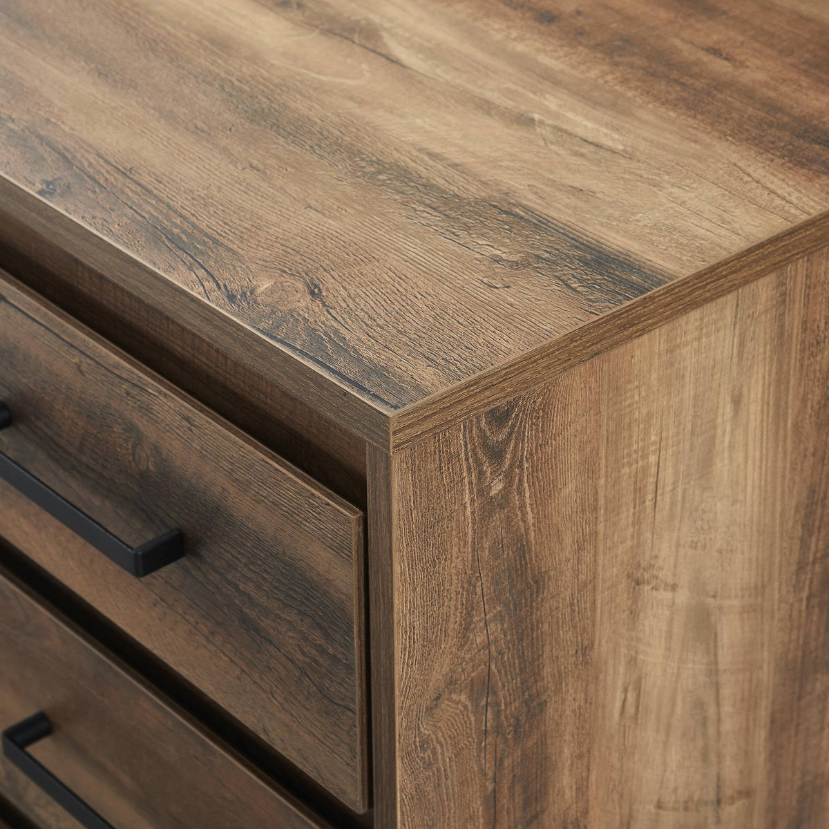 Reclaimed Barnwood 3 Drawer Executive Desk V498250