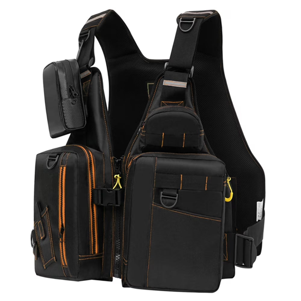 Fishing Floatation Vest with Multiple Pockets C970373
