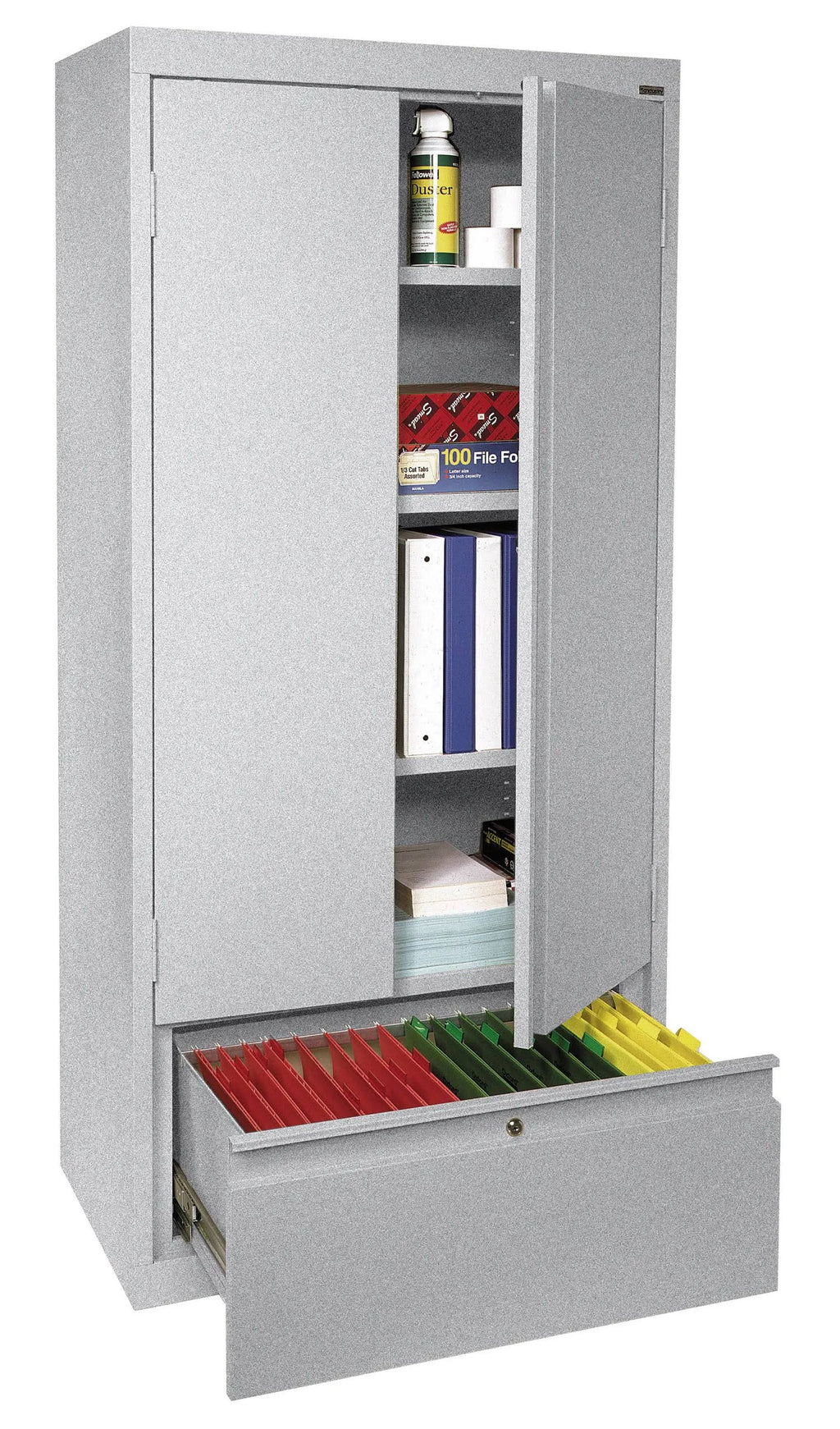 Storage Cabinet, Charcoal - 30 x 18 x 64 in. N6414