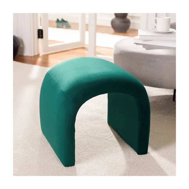 Emerald Velvet Ottoman Y1851