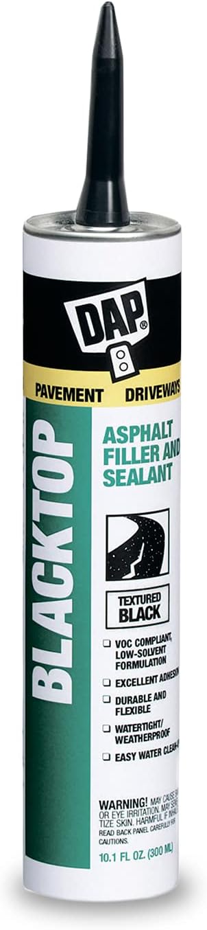 12 Pack 10.1 oz Blacktop Asphalt Filler and Sealant B934649