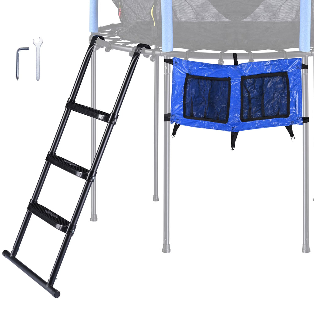 3 Step Trampoline Ladder with Shoe Bag N78452