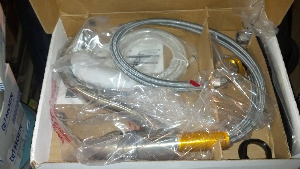 Single Handle Low Arc Kitchen Faucet Stainless V372