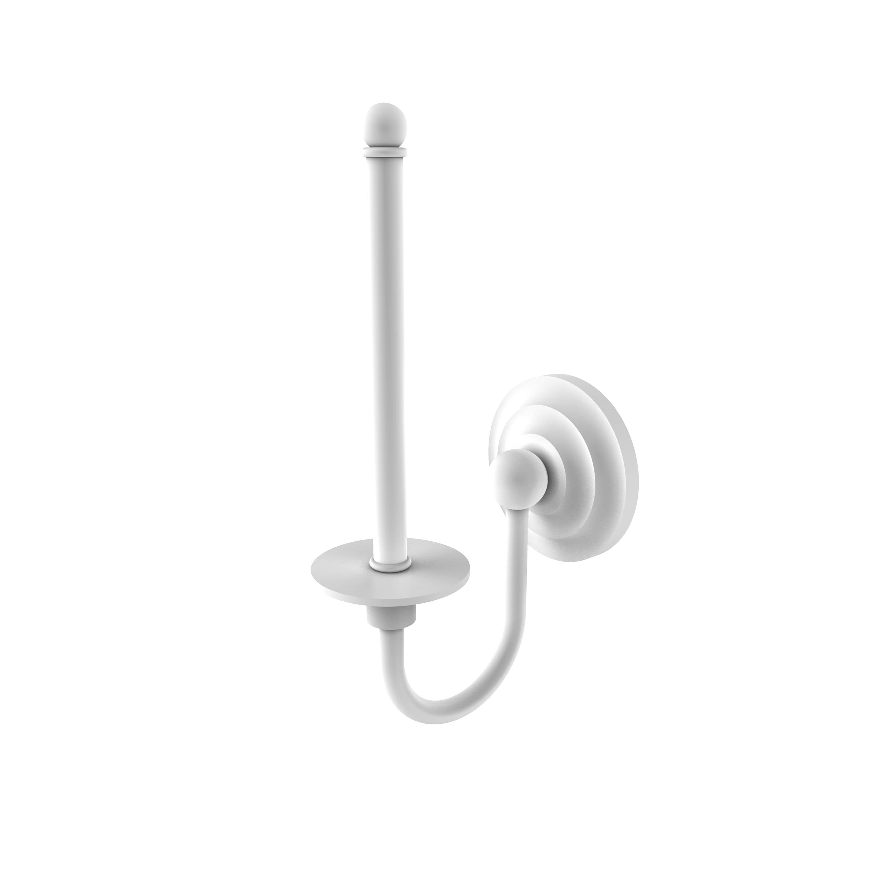 Matte White Toilet Tissue Holder Q183270