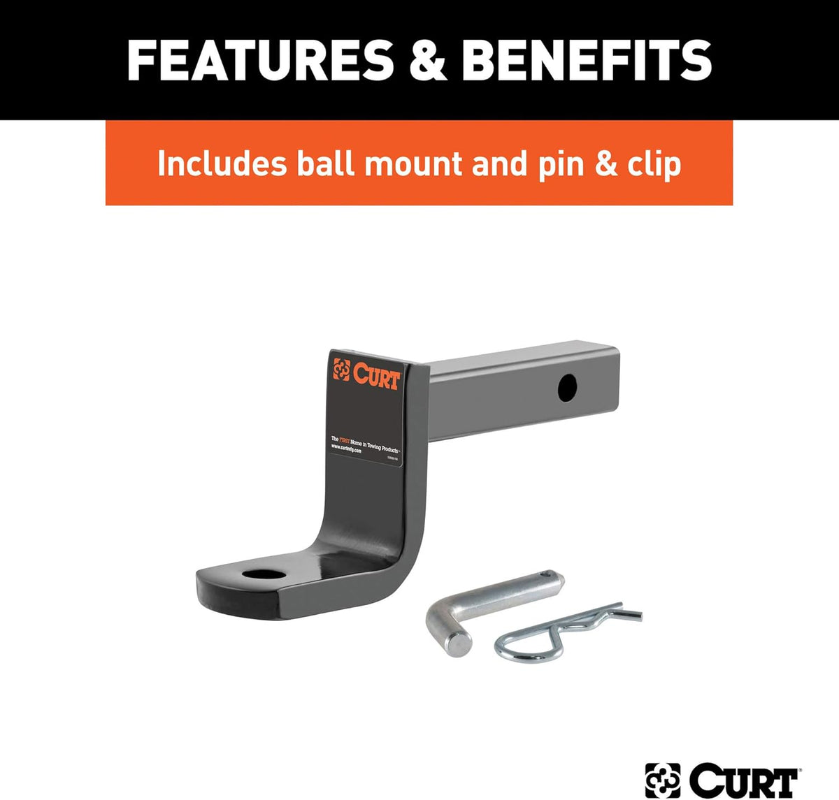 Class 1 Trailer Hitch with Ball Mount, 1-1/4-In Receiver G941