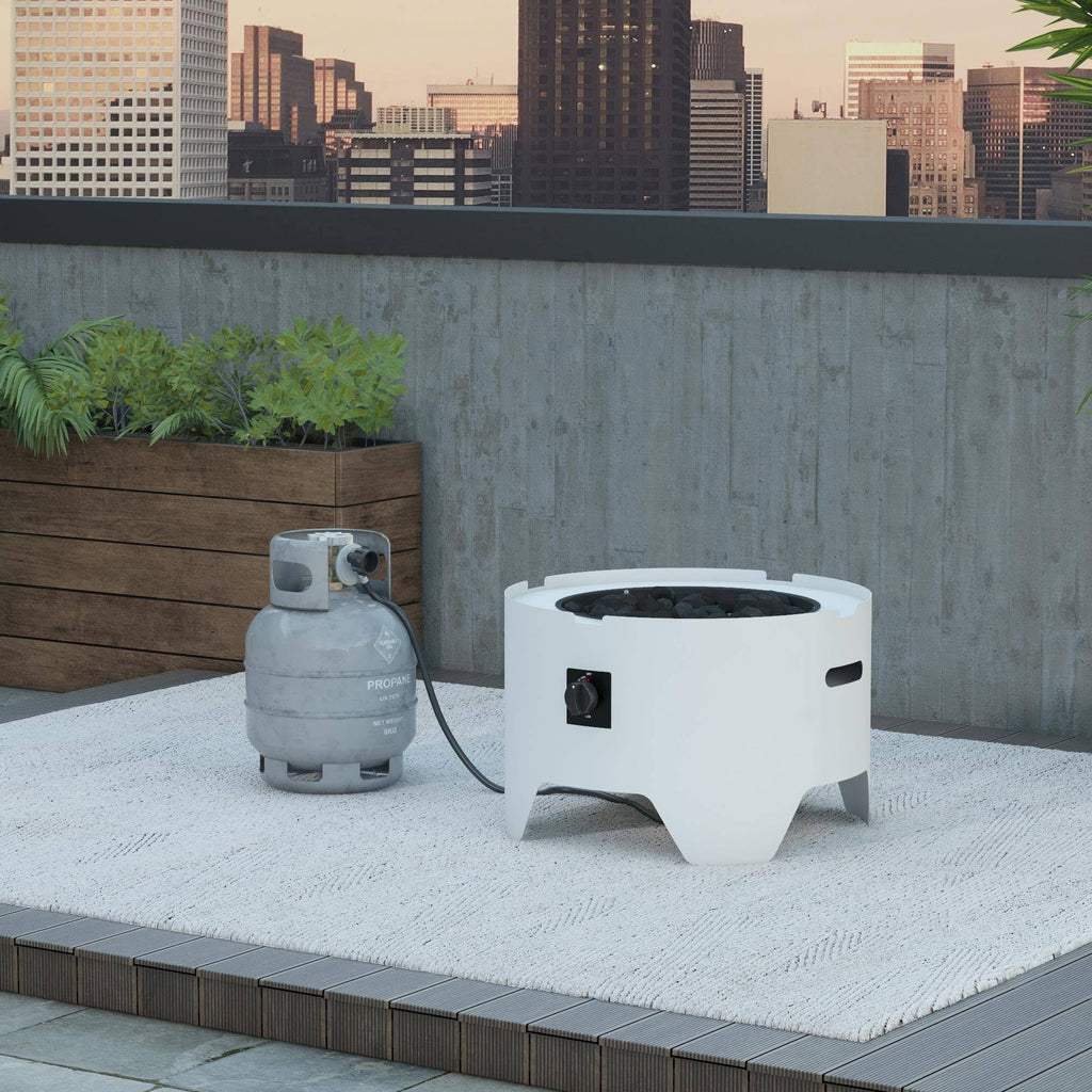 White Fire Pit M4208