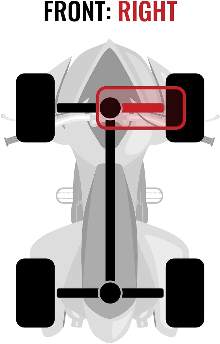 Front Right Axle for Can-Am Maverick MAX 1000 4X4 X94986