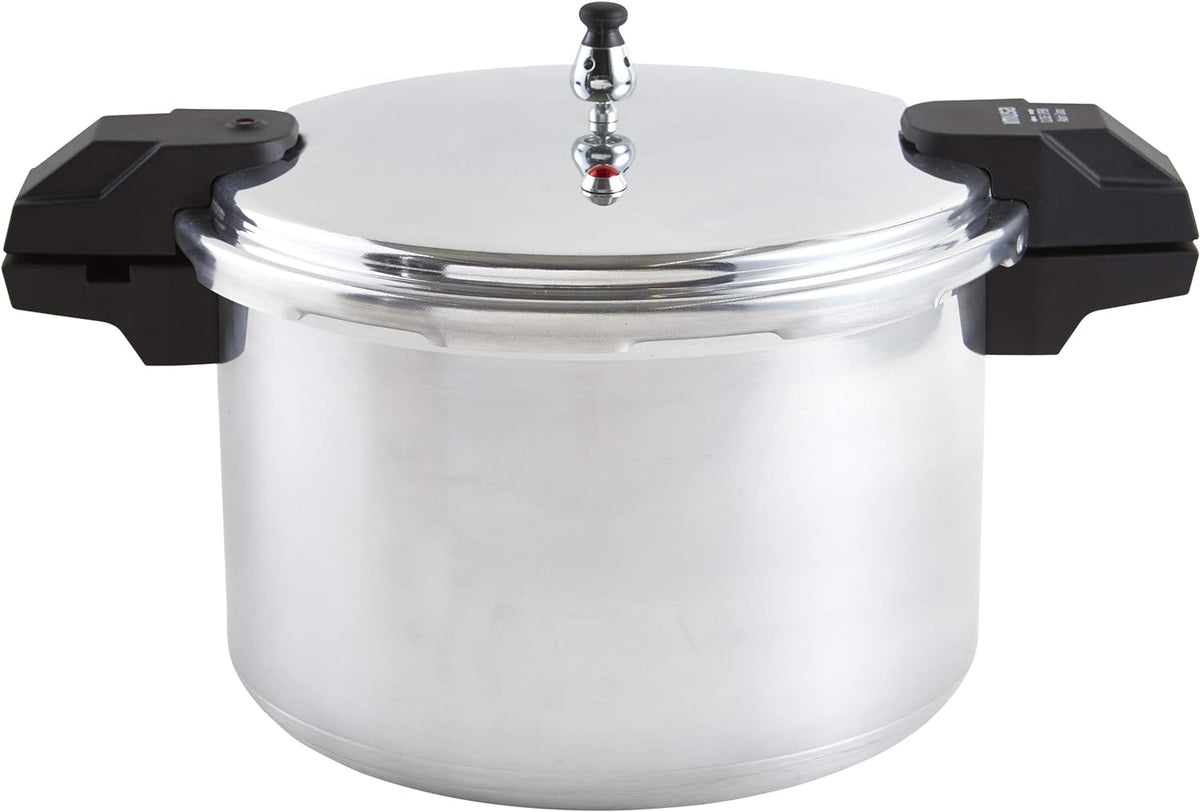 16Qt Jumbo Stovetop Pressure Cooker With Regulator And Side Handles U5038