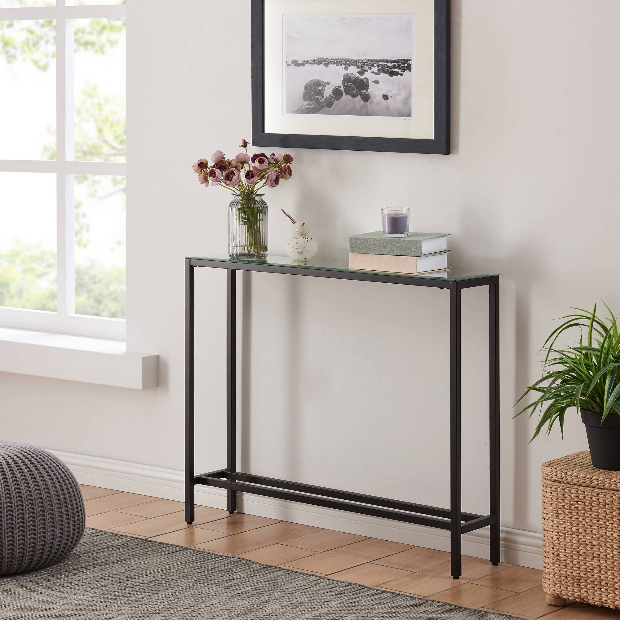 Narrow Console Table Black R436321