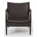 Dark Brown Mid-Century Modern Wood Accent Chair J569999