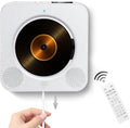 White Portable CD Player with Bluetooth E334
