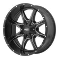 18x10 Satin Black Milled Wheel E851509