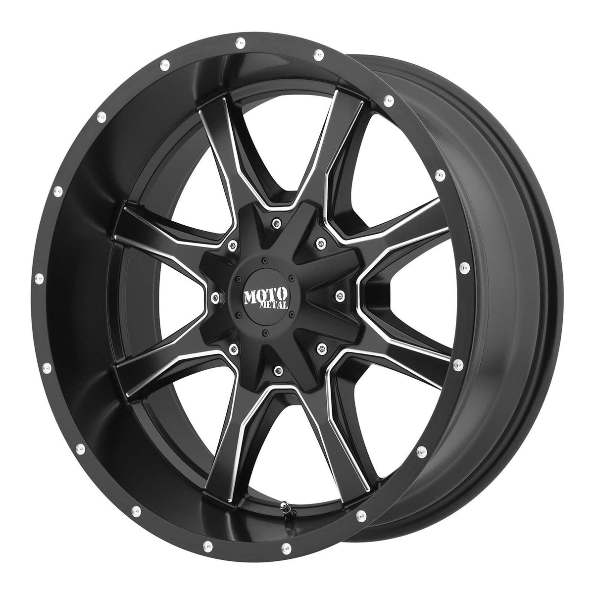 18x10 Satin Black Milled Wheel E851509