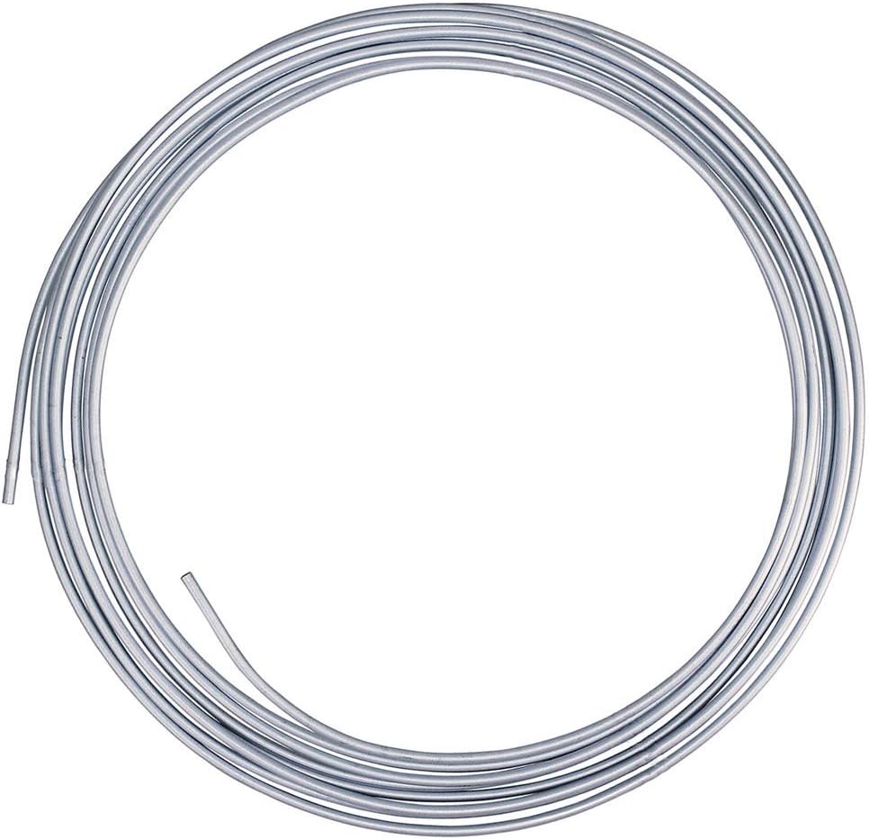 25 ft 3/16 and 1/4 Stainless Steel Brake Line Tubing Coil and Fitting Kit, 2 Kits, 16 Fittings per Kit, Inverted Flare, SAE Thread, 0.028 inch Wall Thickness, Pack of 2 G9160