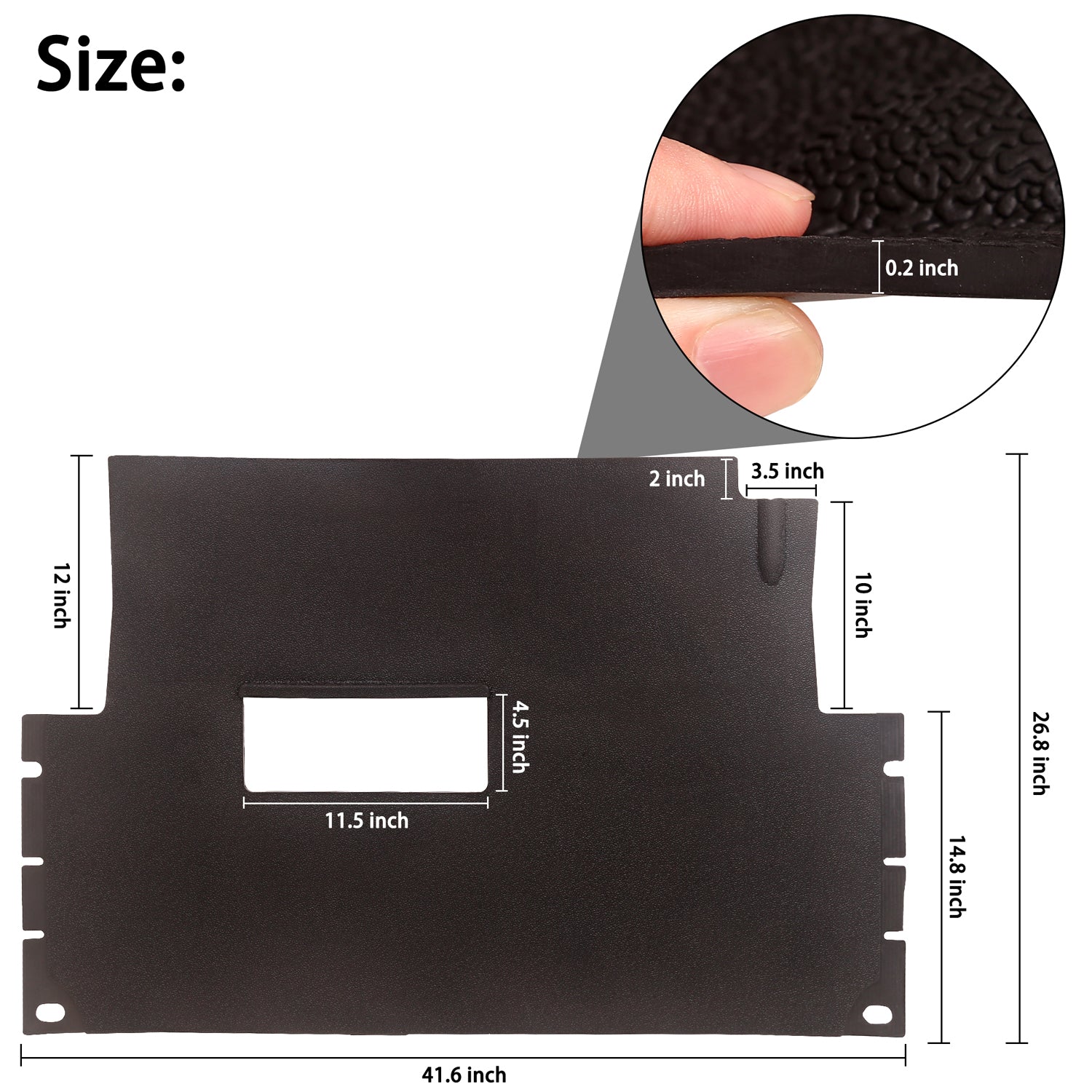 Golf Cart Floor Mat J68869