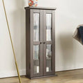 Espresso Wood DVD Multimedia Cabinet H5099