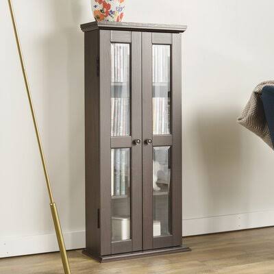 Espresso Wood DVD Multimedia Cabinet H5099