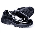 Black Patent Leather Baseball Cleat P84911