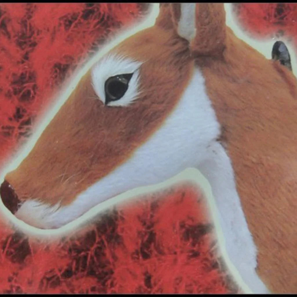 Stuffed Deer Head Wall Hanging Decor E977357
