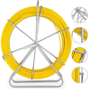Fiberglass Fish Tape 100m 8mm Wire Cable Rodder I902007