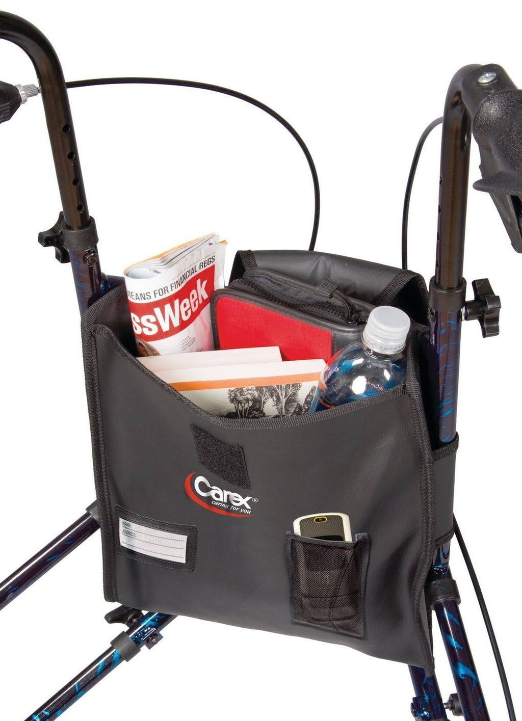 Black 3-Wheel Rolling Walker Rollator J5068