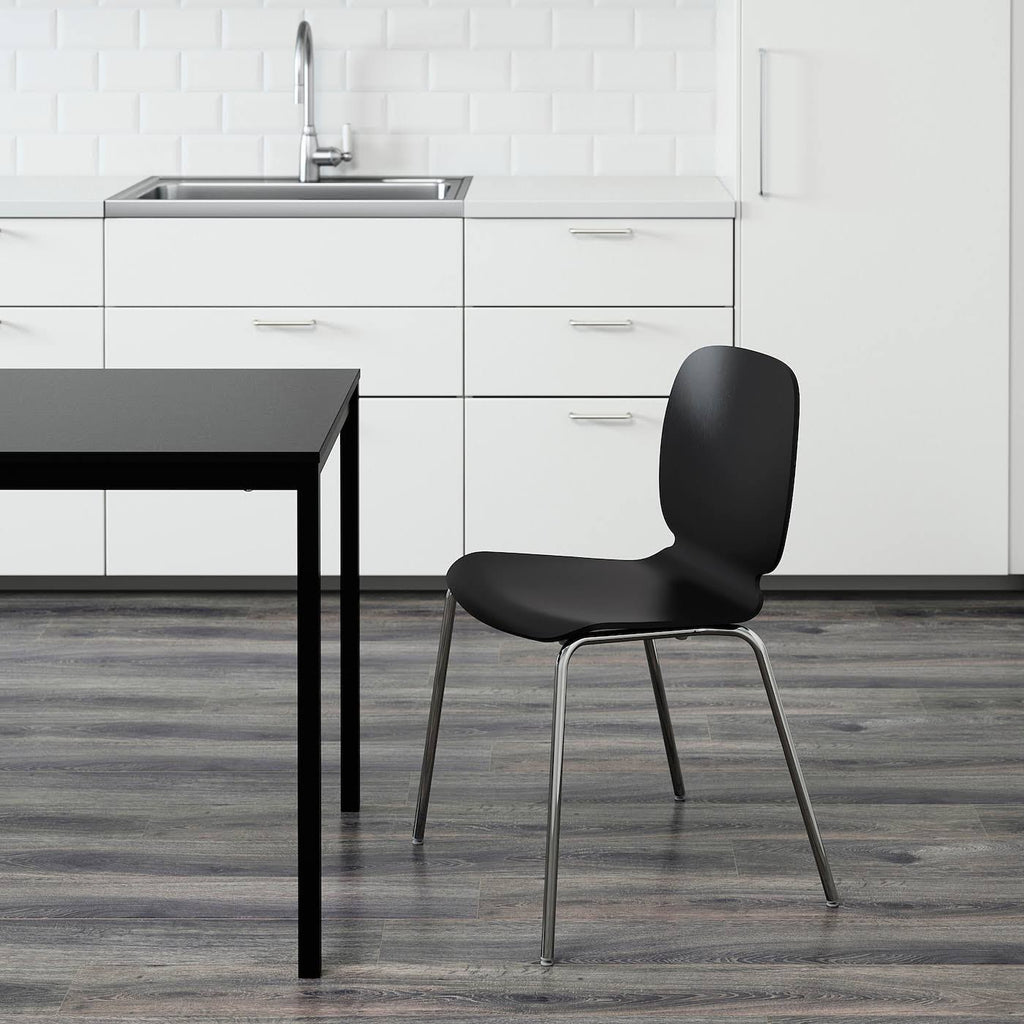 Black Chrome Plated Chair F99817