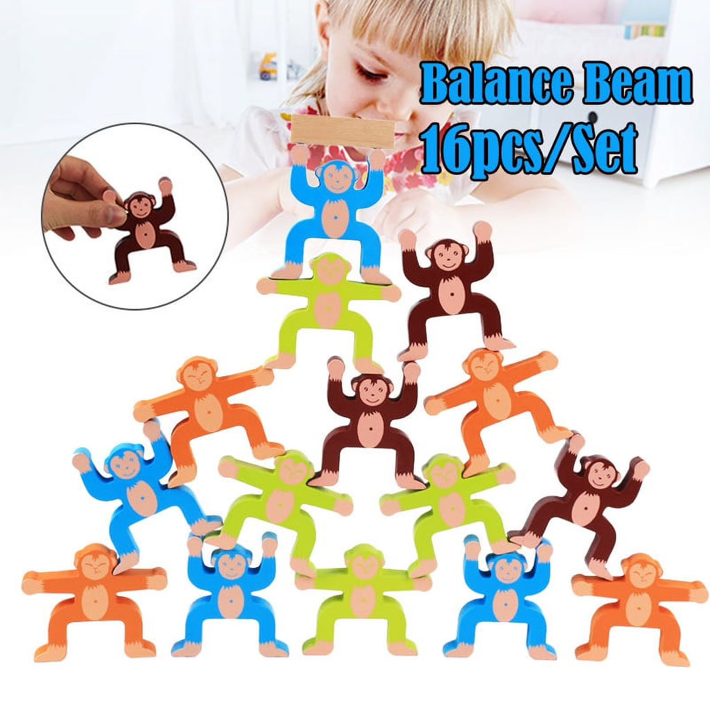 Wooden Stacking Games Toys Set Balancing Blocks C320