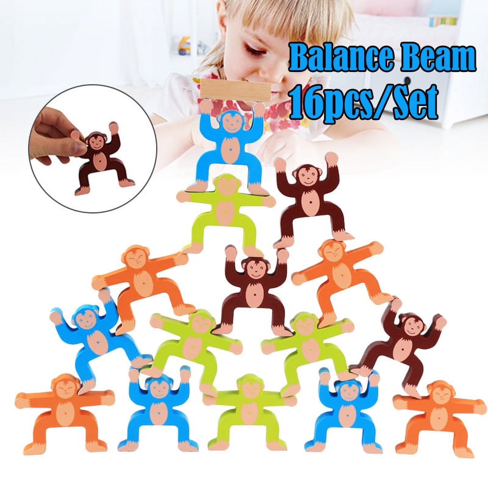 Wooden Stacking Games Toys Set Balancing Blocks C320