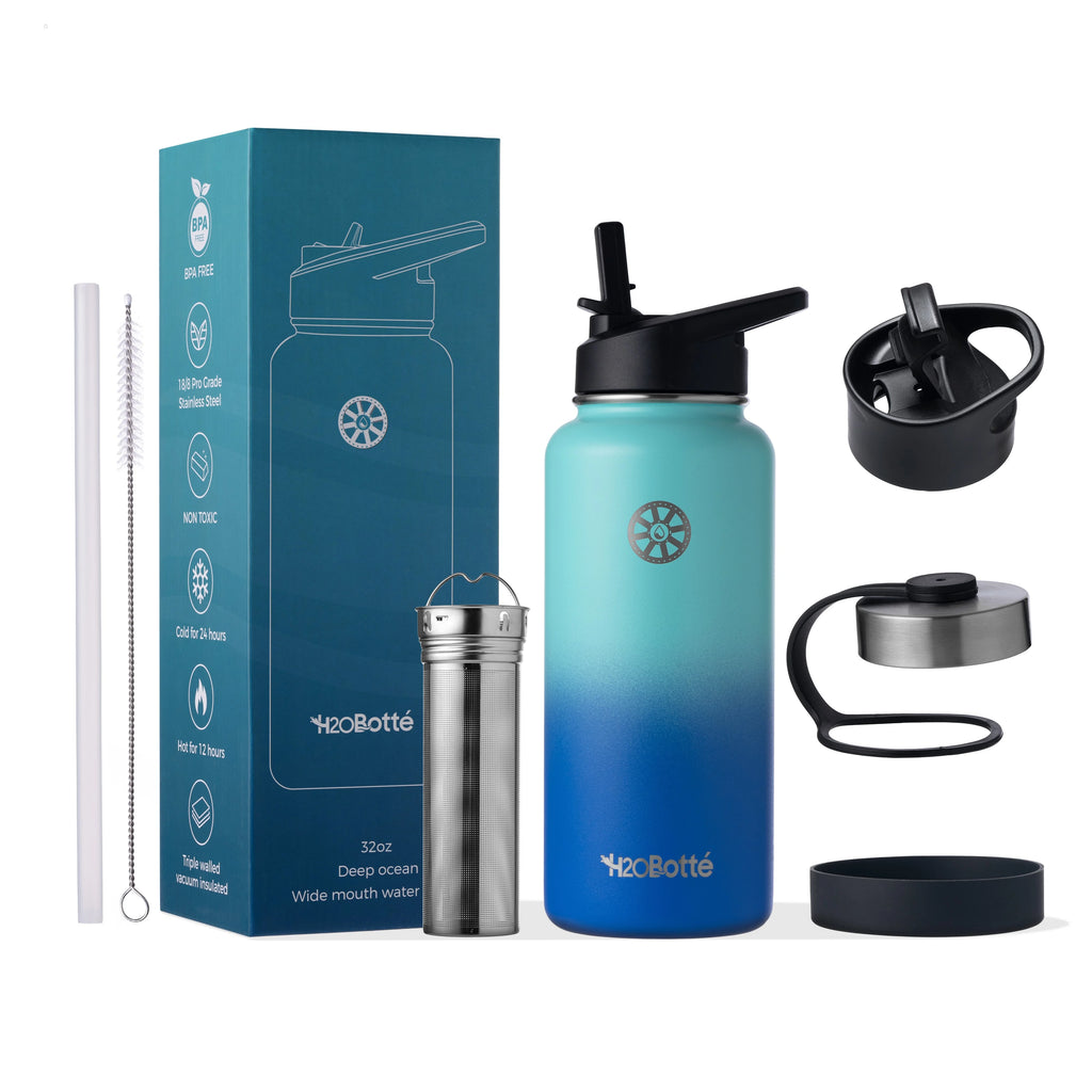 32 oz Stainless Steel Vacuum Insulated Water Bottle X96637
