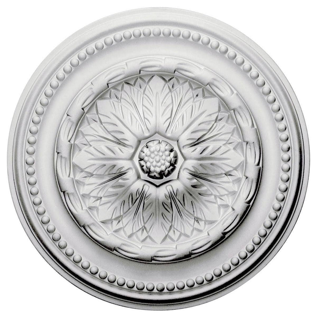 15 3/4x22OD x 1 7/8x22P Hand-Painted Walnut Ceiling Medallion X949789