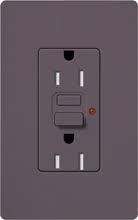 Plum Tamper Resistant GFCI Receptacle 15A T3044