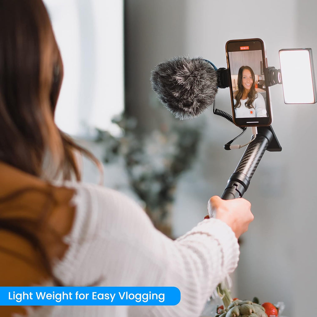 Adjustable Smartphone Tripod Stand, 360-Degree Rotating Phone Mount, Pack of 2 V529016