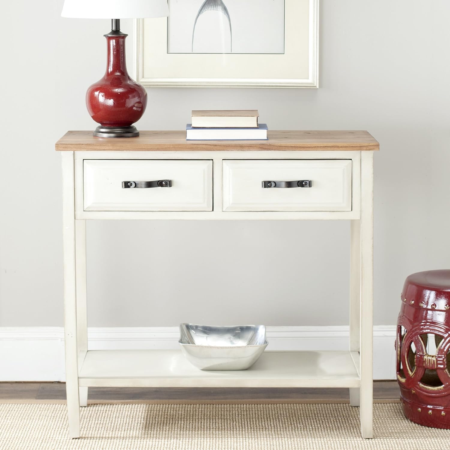 White Console Table I296