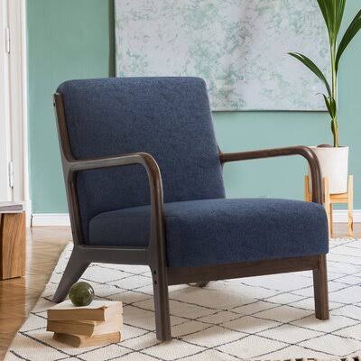 Blue Fabric Armchair X6741