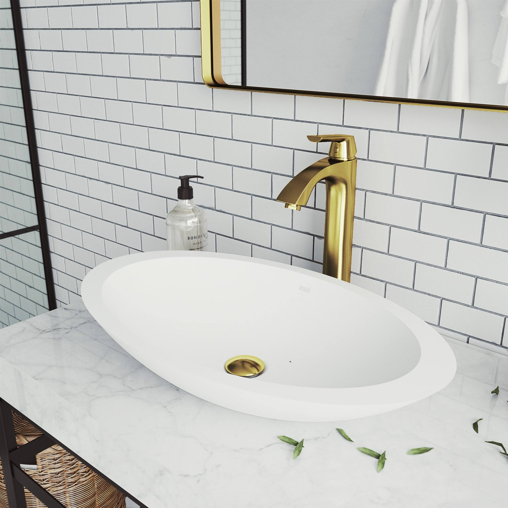 Matte Black Vessel Bathroom Faucet N9958