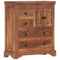 Solid Acacia Wood Sideboard Z73514