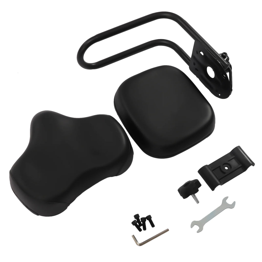 Extra Wide Leather Bike Saddle Seat with Backrest C588470