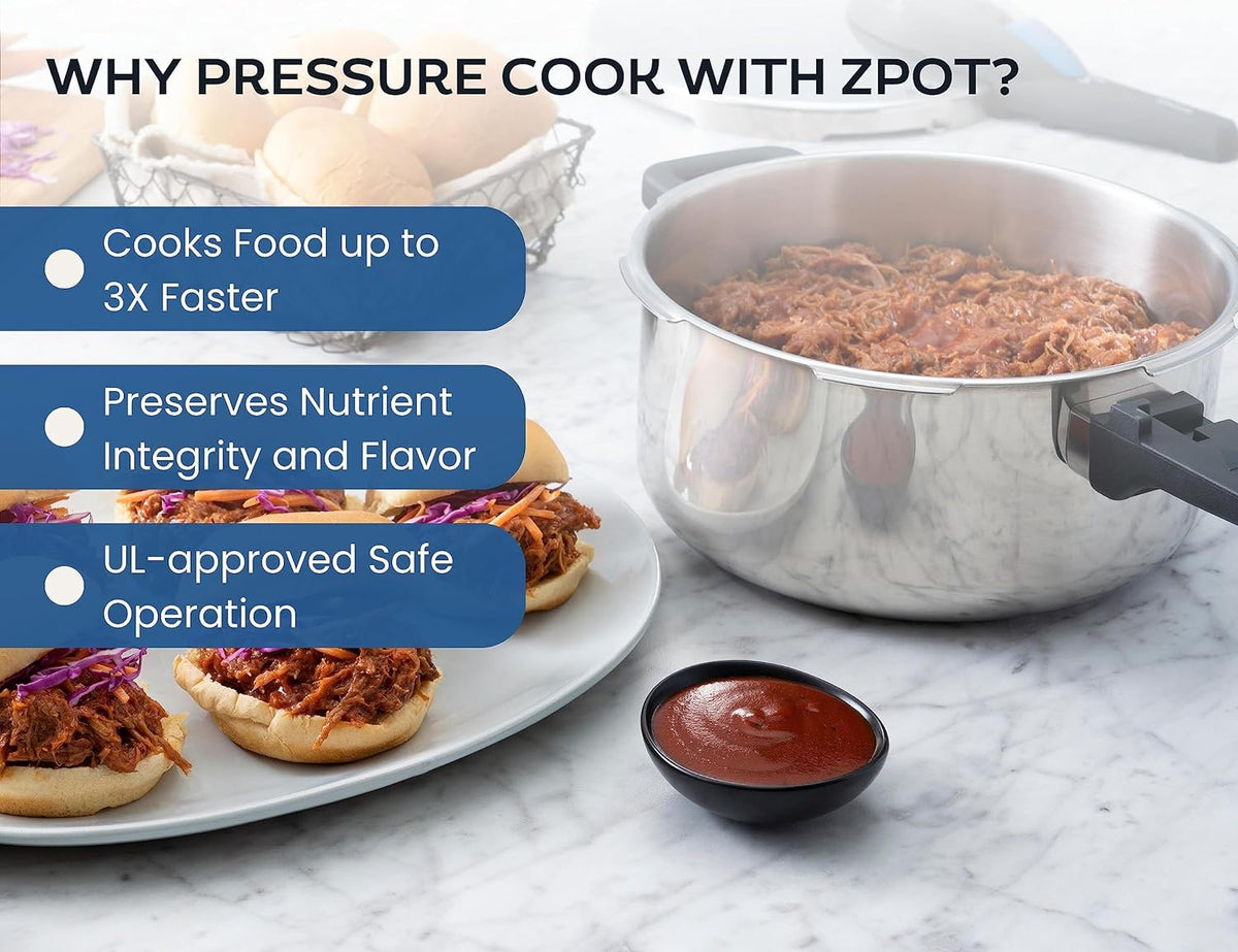 10 Quart 15-PSI Pressure Cooker And Canner D832