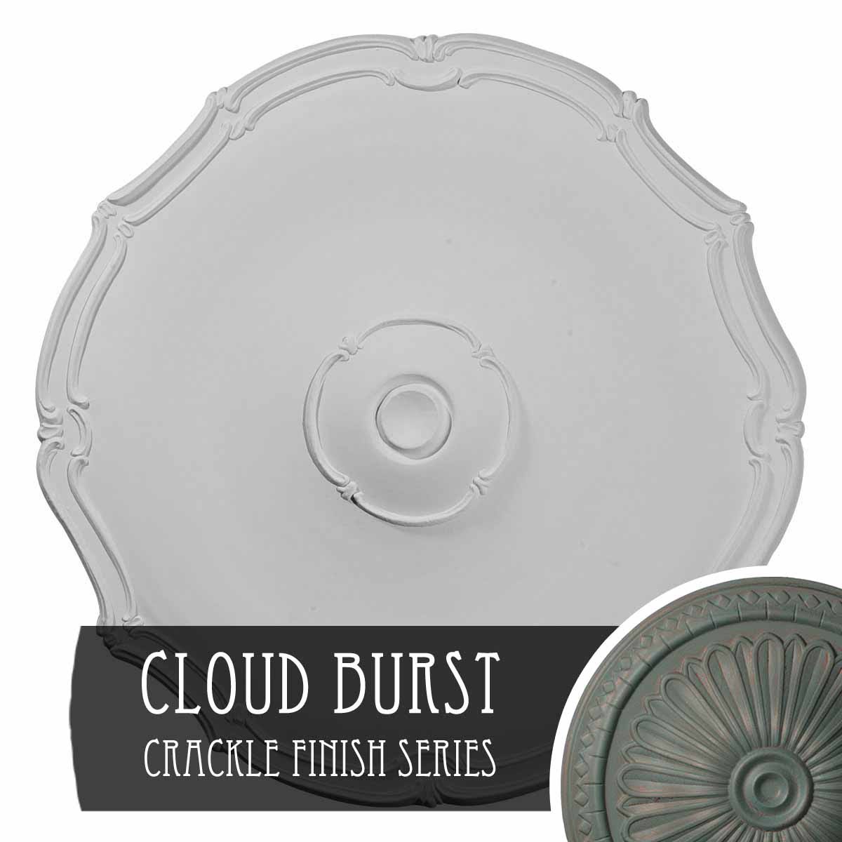 18 7/8 inch x 1 1/2 inch Ceiling Medallion, Hand-Painted X682926