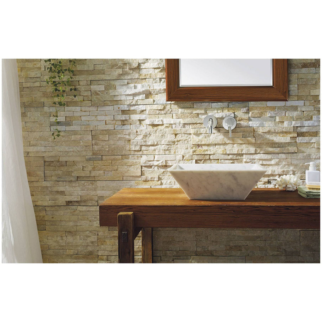 Bianco Carrara Marble Vessel Bathroom Sink I7598