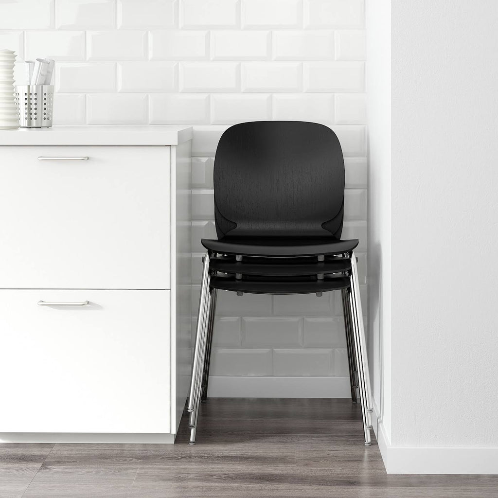 Black Chrome Plated Chair F99817